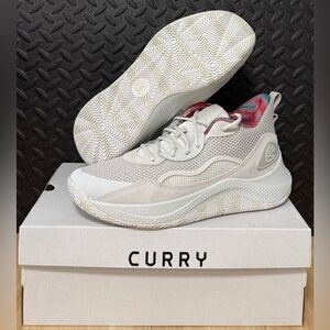 Under Armour Curry 3Z 24 SDE White Clay Basketball Shoes 3028191-114 Mens Sz 11